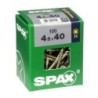 TORNILLO SPAX C/PL POZI BRICO. 4.5X40 C/100 UDS