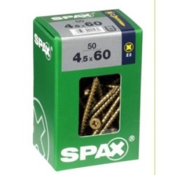 TORNILLO SPAX C/PL POZI BRICO. 4.5X60 C/50 UDS