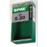 TORNILLO SPAX C/PL POZI BRICO. 5.0X20 C/20 UDS