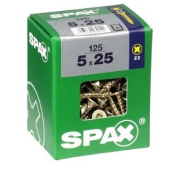 TORNILLO SPAX C/PL POZI BRICO. 5.0X35 C/100 UDS