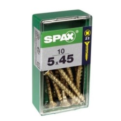 TORNILLO SPAX C/PL POZI BRICO. 5.0X45 C/10 UDS