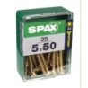 TORNILLO SPAX C/PL POZI BRICO. 5.0X50 C/25 UDS