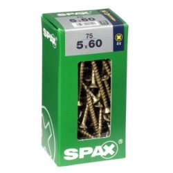 TORNILLO SPAX C/PL POZI BRICO. 5.0X60 C/75 UDS