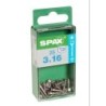 TORNILLO SPAX C/PL TORX INOX. 3.0X16 C/25 UDS