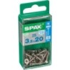 TORNILLO SPAX C/PL TORX INOX. 3.5X20 C/25 UDS