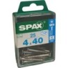 TORNILLO SPAX C/PL TORX INOX. 4.0X40 C/25 UDS