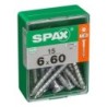 TORNILLO SPAX C/PL TORX WIROX 6.0X60 C/15 UDS