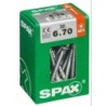 TORNILLO SPAX C/PL TORX WIROX 6.0X70 C/30 UDS