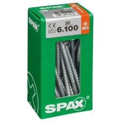 TORNILLO SPAX C/PL TORX WIROX 6.0X100 C/30 UDS