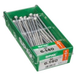 TORNILLO SPAX C/PL TORX WIROX 6.0X140 C/50 UDS