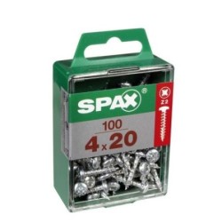 TORNILLO SPAX C/RDA POZI WIROX 4.0X20 C/100 UDS