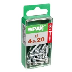 TORNILLO SPAX C/RDA POZI WIROX 4.5X20 C/16 UDS