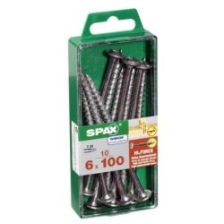TORN. SPAX C/ARAN.TORX 6.0X100 WIROX C/10 UDS