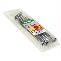 TORN. SPAX C/ARAN.TORX 6.0X140 WIROX C/6 UDS