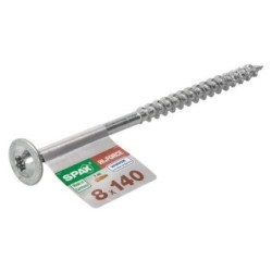TORN. SPAX C/ARAN.TORX 8.0X140 WIROX 1 UNIDAD