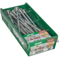 TORN. SPAX C/ARAN.TORX 8.0X160 WIROX C/16 UDS