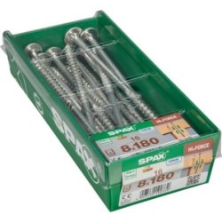 TORN. SPAX C/ARAN.TORX 8.0X180 WIROX C/16 UDS