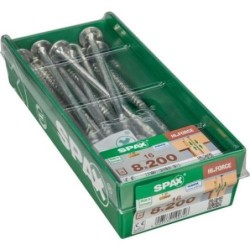 TORN. SPAX C/ARAN.TORX 8.0X200 WIROX C/16 UDS