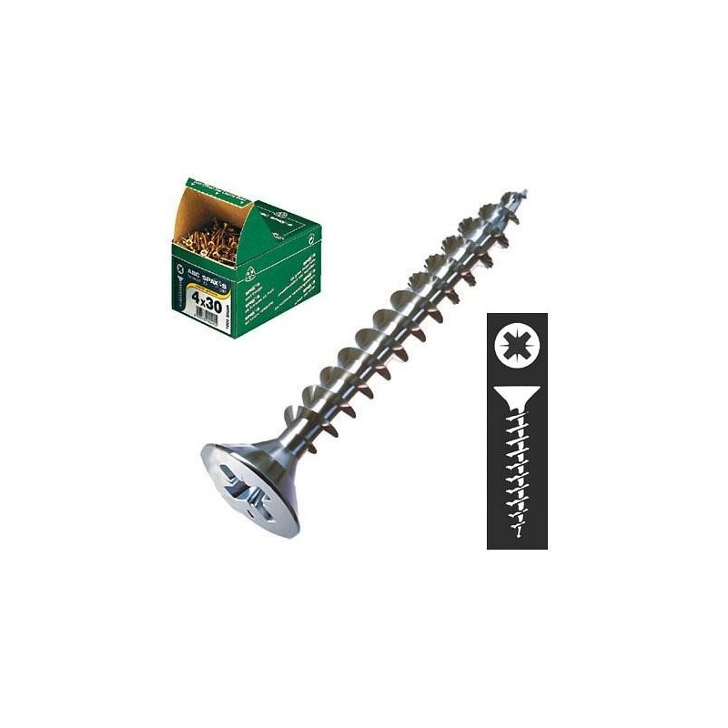 CENT. TORNILLO SPAX-S C/PL. BICROMATADO 5.0X60