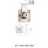 CERRADURA SOBREPONER CAJON CROMO 361/20
