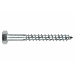 TORNILLO MADERA DIN-571 C/EXAGONAL 6X60 ZN.(BL.)