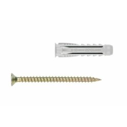 TACO EXPANSIVO CON TORNILLO 5X25 (BL.) BZTPPOTS05