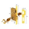 CERRADURA EMBUTIR 2010/50 HL TESA