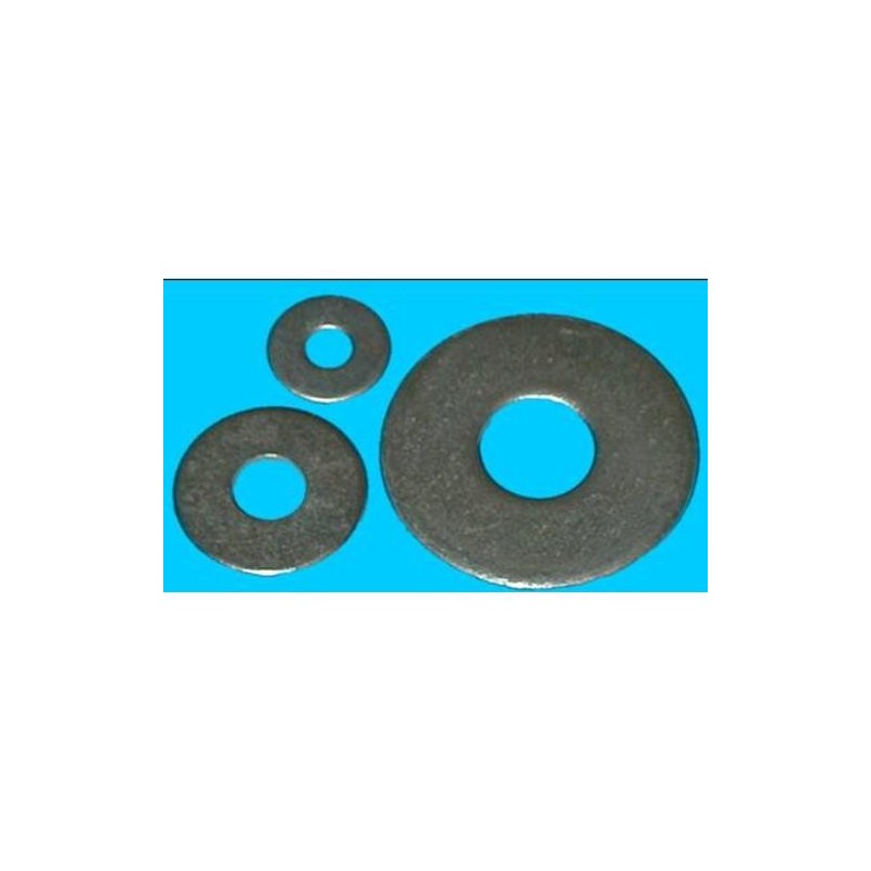 ARANDELA PLANA ANCHA METRICA 6 ZN. BLISTER