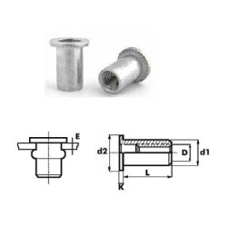 TUERCA ACERO ANCHA M6 0,50-3 (CENT.)