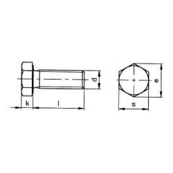 TORNILLO EXAGONAL DIN-933 INOX. A-2 10X30 (CENT.)