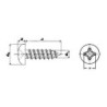 TORNILLO DIN-7981 PH. INOX. A-2 8X5/8 (CENT.)