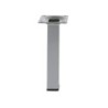PATA MESA 3 CUADRADA 25X25X100MM PLATA 21716