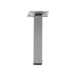 PATA MESA 3 CUADRADA 25X25X200MM PLATA 21722
