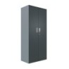 ARMARIO ALTO C/CERRADURA + 4 BALDAS + BARRA 180X80