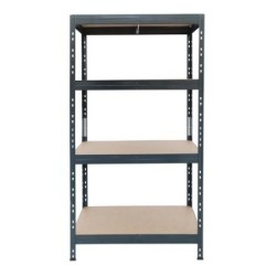 ESTANTERIA RIV S400 4N 180X150X45 R7016 MATE NEGRO