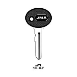 LLAVIN ACERO PLASTICO NEGRO NE-6.P