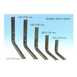 ESCUADRA NEGRO 200X150 0210012200