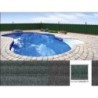 MALLA OCULTACION 100 % VERDE OSCURO ROLLO 2X5 M.