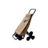 CARRO COMPRA 55L SUBE ESCALERA RAFIA BEIGE C-507