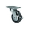 RUEDA GIRATORIA GOMA GRIS 60 MM. 1-0400