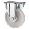 RUEDA FIJA DE POLIAMIX BLANCO 100MM