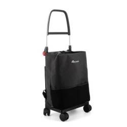 MOCHILA CARRO 4 RUEDAS PLEG 27L NEGRO TWEED T-SHOP