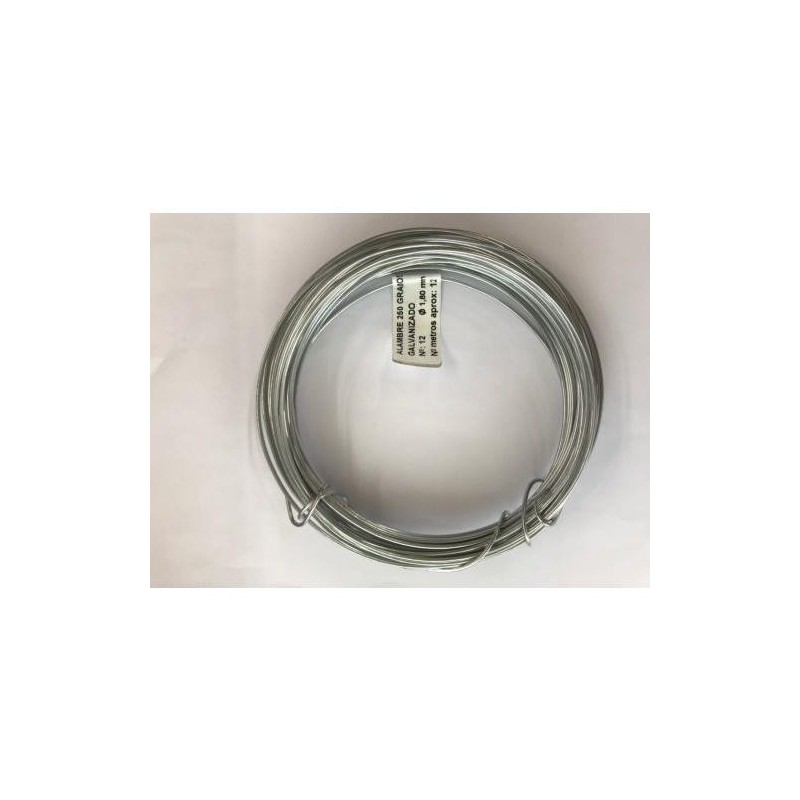 ALAMBRE GALVA ROLLO 250 GR N  4 0,9MM X 50M. 39030