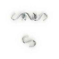 GANCHO FORMA S GALVANIZADO 40 ( CENT. )