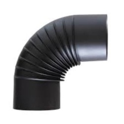 CODO 90   PINTADO NEGRO MATE 110MM