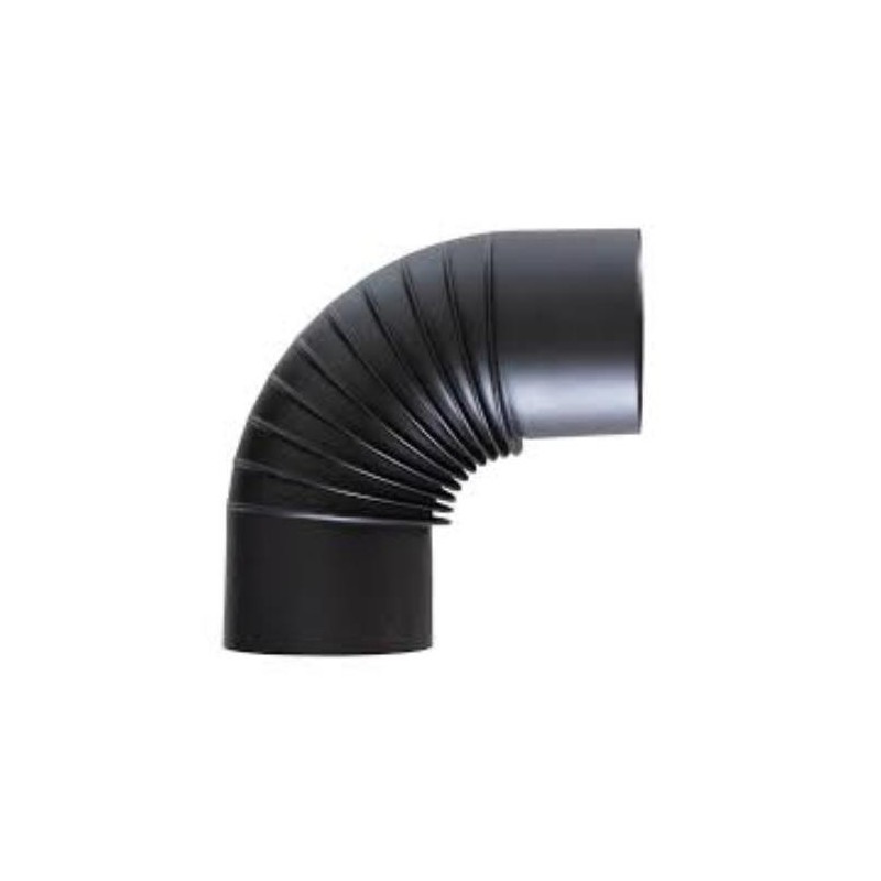 CODO 90   PINTADO NEGRO MATE 110MM