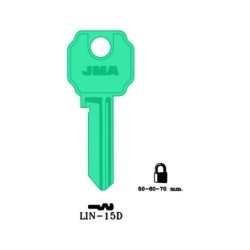 LLAVIN ALUMINIO COLOR LIN-15D-AS
