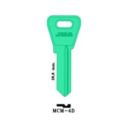 LLAVIN ALUMINIO COLOR MCM-4D-AS