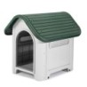CASETA PARA PERROS RESINA KIRA GREEN KZT1005