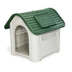 CASETA PARA PERROS RESINA DAKOTA GREEN KZT1007